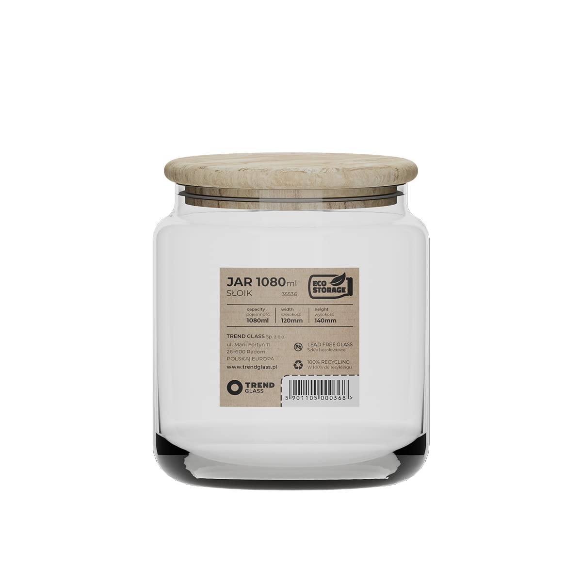 Trendglass Eko Kavanoz 35536 1080 Ml