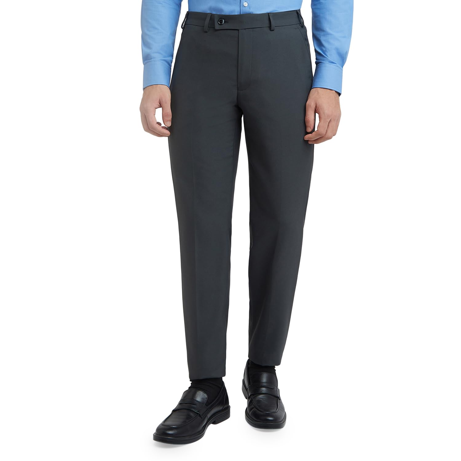 park avenue Men Smart Fit Casual Pants-picture-39
