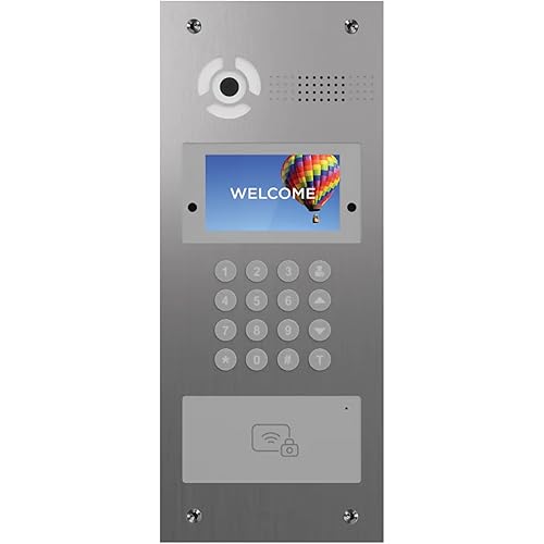 BAS-IP AA-07BD Multi-Apartment Outdoor CCTV Camera Panel 4.3″ TFT Screen 1080p IP65 Wide-Angle Lens Motion Detection CCTV Surveillance System