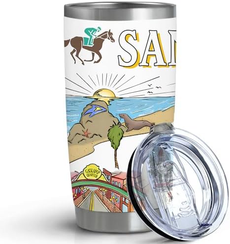 City Tumbler for City Lover,20oz Double Wall Vacuum Insulated Sta...