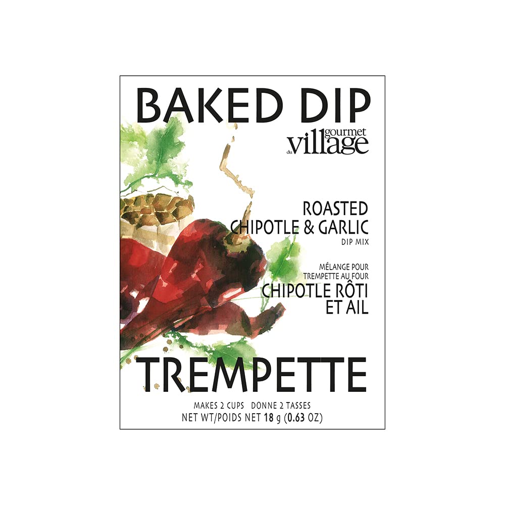 Gourmet du VillageRoasted Chipotle & Garlic Baked Dip Mix .63 oz with Recipes