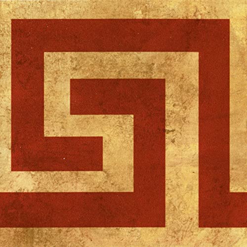 Concord Wallcoverings ™ Wallpaper Border Geometric Pattern Greek Ornament For Bathroom Bedroom Powder Room Living Room, Red Gold, 15 Ft By 5.25 In Ss75483 #TOP27