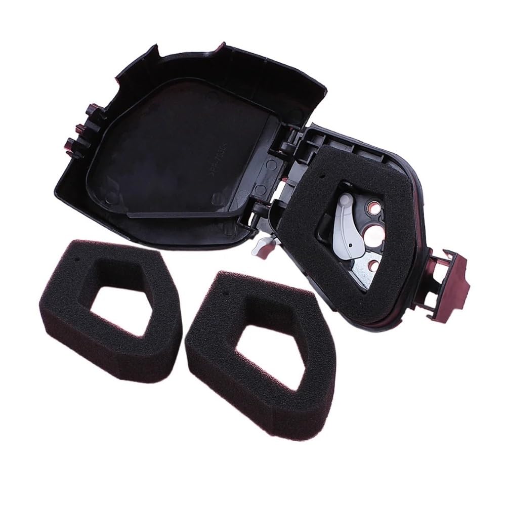 Gruppo Coperchio Filtro Aria Adatto for Motore Tosaerba Honda GX35 GX35NT HHT35S Con 2 Pezzi Elemento Parti Di Attrezzi Da Giardino