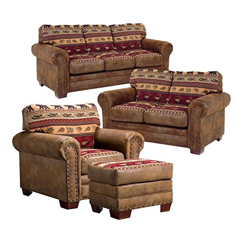 American Furniture Classics 4-Piece Sierra Lodge Sleeper Sofa American Furniture Classics 4-Piece Sierra Lodge Sleeper Sofa