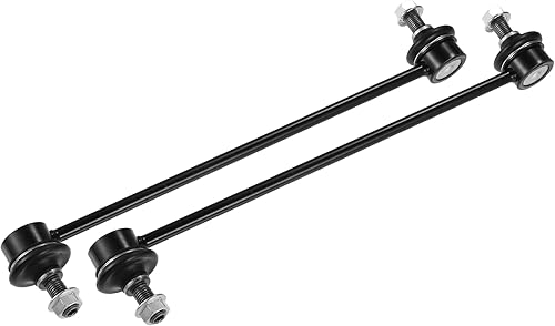 ACROPIX Barra estabilizadora de barra estabilizadora delantera para Chrysler 200, paquete de 2, color negro