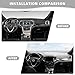 Jimen Compatible with Jeep Grand Cherokee 2014-2020, 3PCS Center Console Dashboard Panel Cover Interior Trim Accessories (Carbon Fiber)