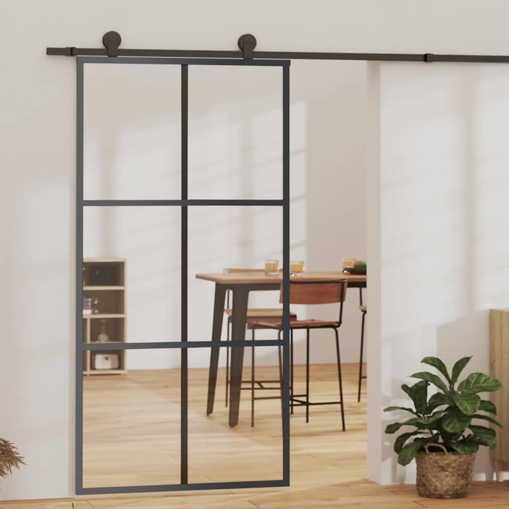 vidaXL Sliding Glass Door installed in a modern interior