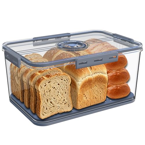 Bread Box Bread Boxes with Lid for Kitchen Counter, Airtight