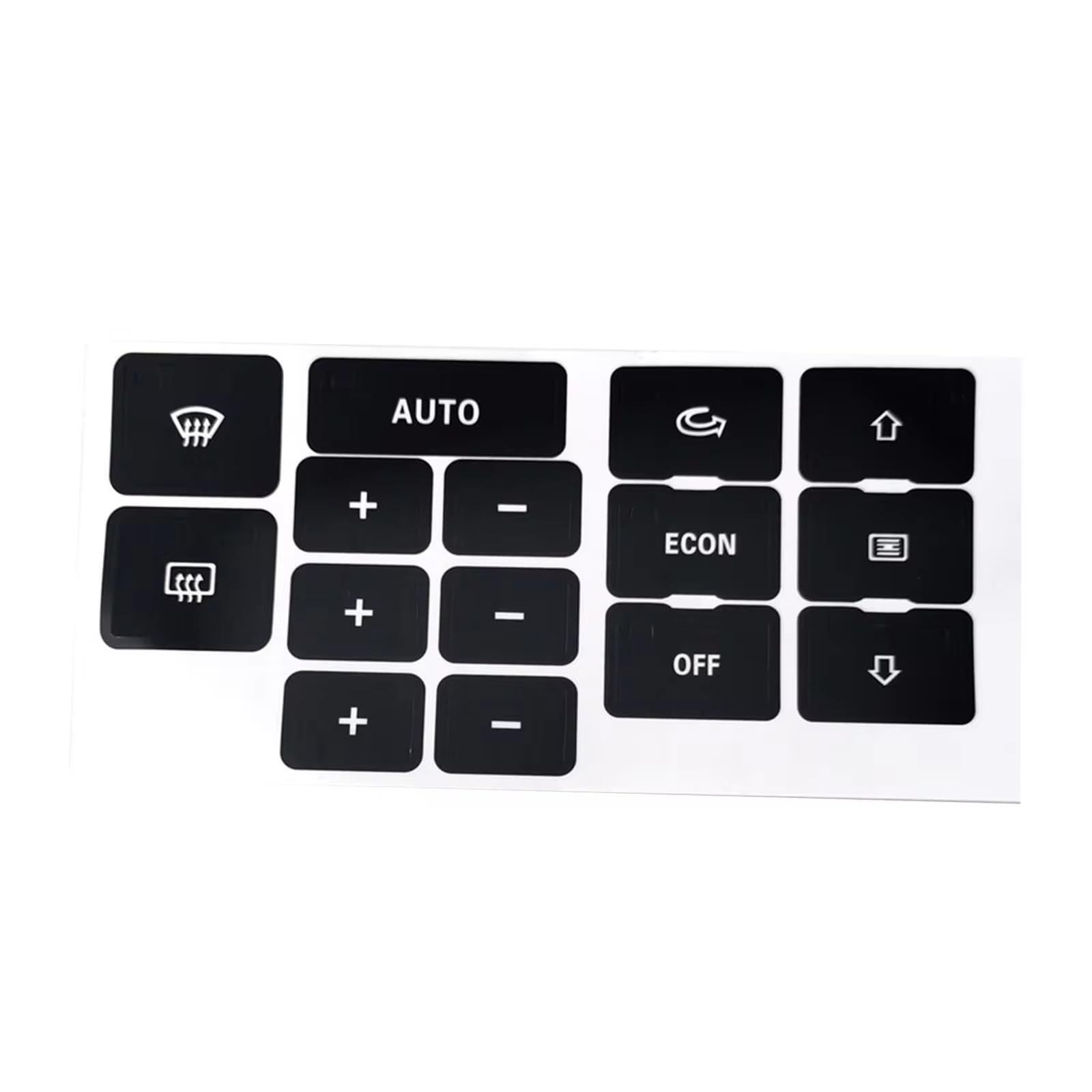 Button Repair Sticker Compatible with for A6 C5 Air Heater Control Button Sticker Heater AC Climate Control Button Repair Decals