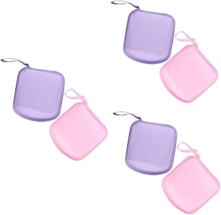 Abaodam 6 Pçs Bolsa De Armazenamento De CD Carteira De Armazenamento De Dvd Bolsa De CD Estojos De Joia CD Bolsas Organizadoras De Viagem Bolsas Organizadoras De Malas Suporte De Dvd