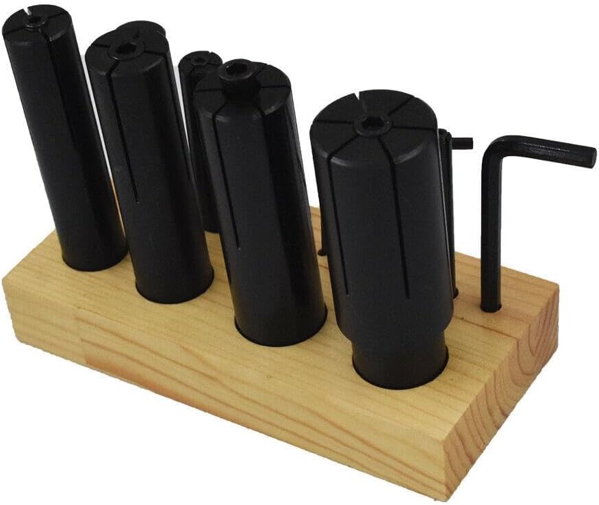 for 8 Pcs High Precision Expanding Arbor Set Mandrels 1/4 to 1-1/4