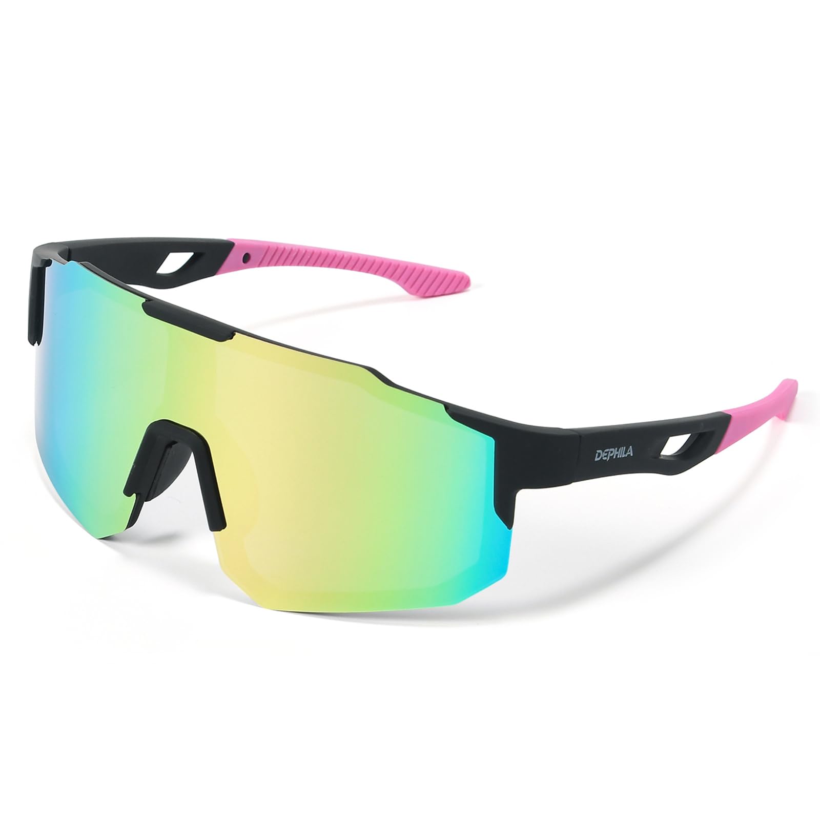 Occhiali da sole sportivi polarizzati per uomo e donna, occhiali da sole per adolescenti, baseball, ciclismo, ciclismo, protezione UV400