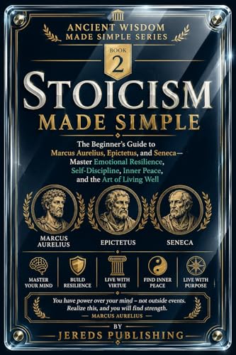 STOICISM MADE SIMPLE: The Beginner's Guide to Marcus Aurelius, Epictetus, and Seneca—Master Emotional Resilience, Self-Discipline, Inner Peace, and the ... (Ancient Wisdom Made Simple Series Book 2)