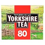 Yorkshire Tea, Box of 80 Tea Bags (Pack of 1)