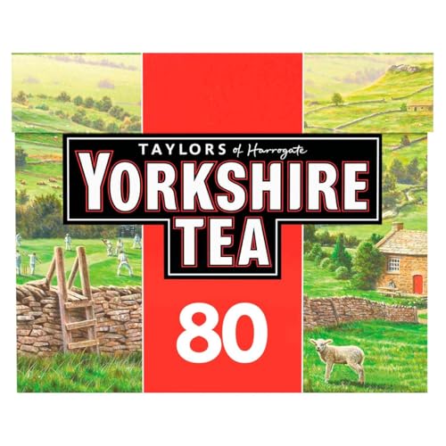 Yorkshire Tea Box of 80 Tea Bags (Pack of 1)