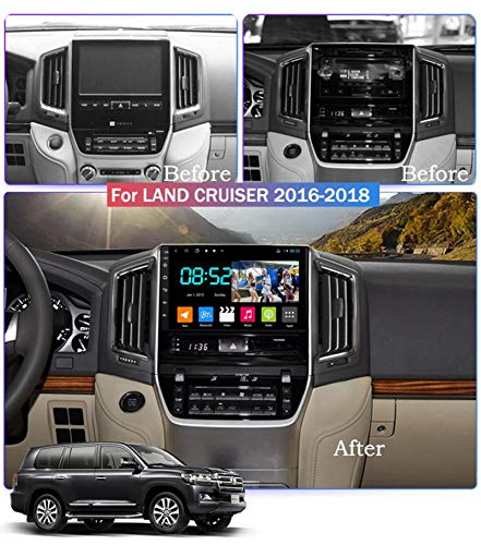 Autoradio Bluetooth PLOKM de 10'' con Android para Toyota Land Cruiser 2016-2018 3