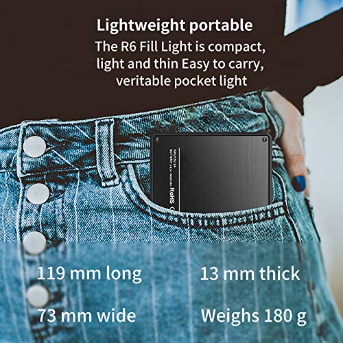 YanFeng RGB-Videoleuchte, LED-Videoleuchte für Kamera Langlebige RGB-Videoleuchte, über USB wiederaufladbar – Bild 8