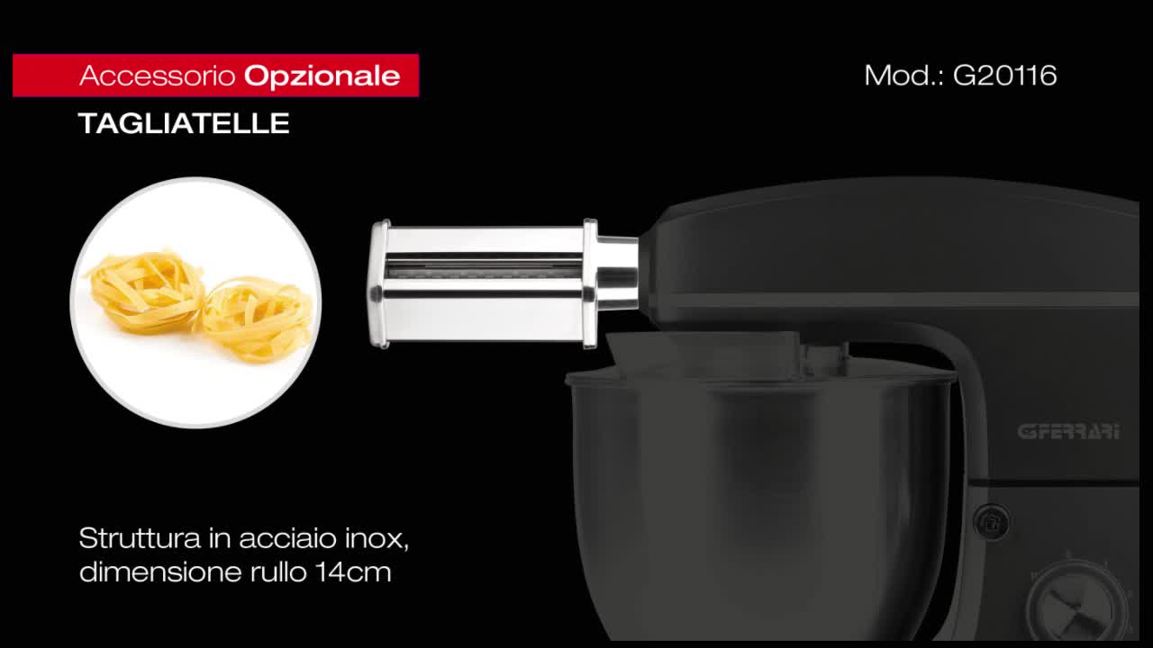 G3 Ferrari Impastatrice Planetaria con Tirapasta Pastaio 10\u0026Lode G20113,  1500 W, 10 Litri, Acciaio Inossidabile, 6 velocità, Nero/Acciaio :  Amazon.it: Casa e cucina