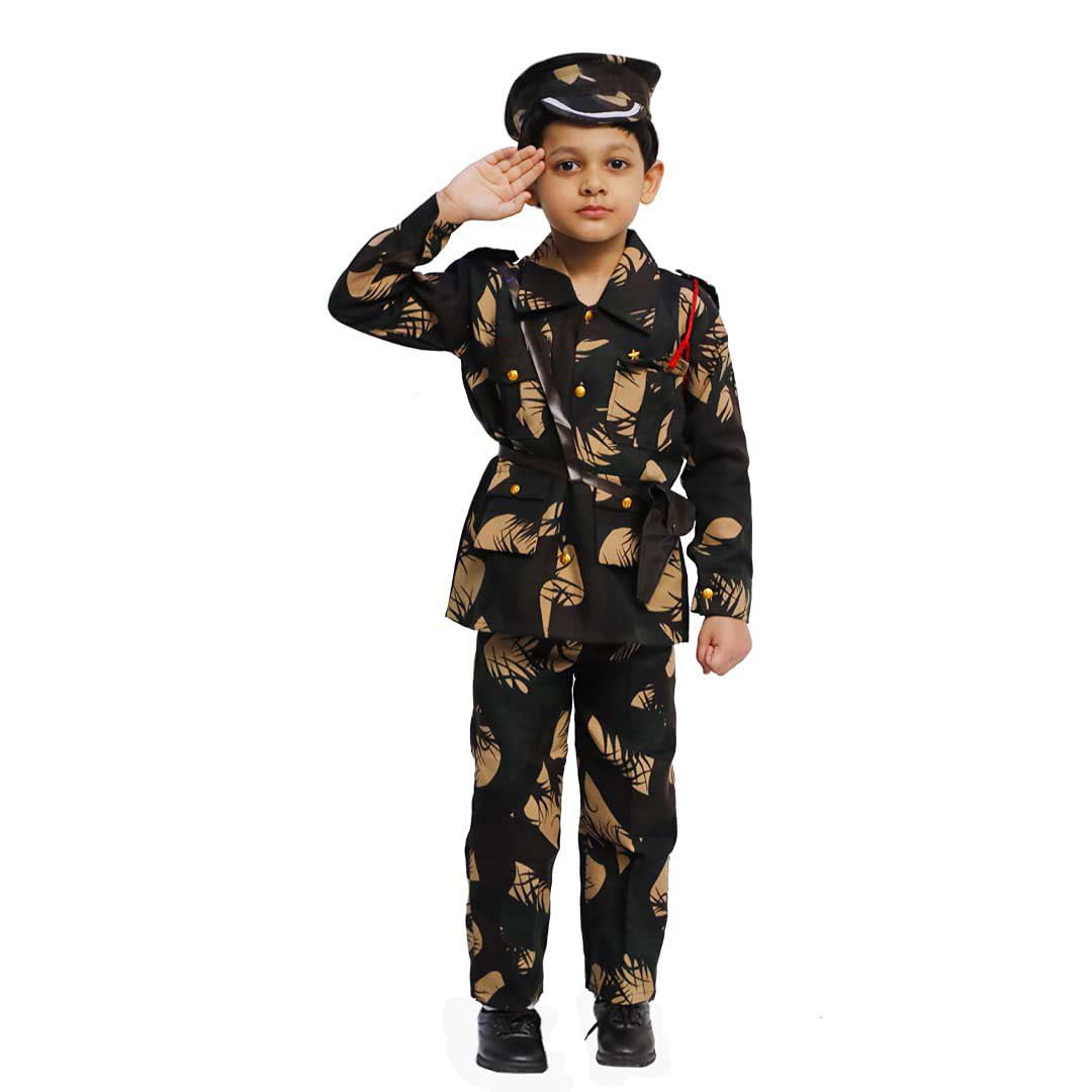 ITSMYCOSTUME Polycotton Professional Army Fancy Dress Costume for Kids Boys (Green, 6-12 Months) (B098TR4CT8) Amazon Price History, Amazon Price Tracker