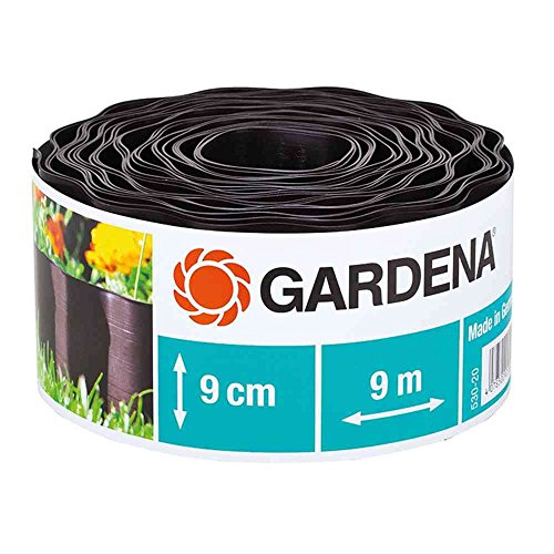 Preisvergleich Produktbild GARDENA Beeteinfassung BRAUN 9cm hoch 9m Länge 530