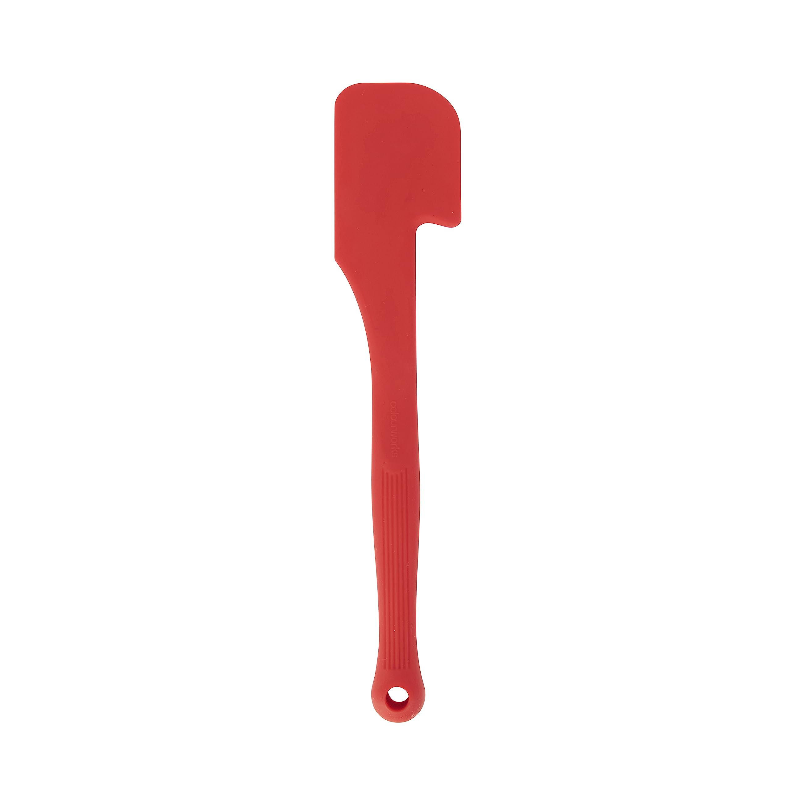 Colourworks Non-Stick Red Silicone Kitchen Spatula Scraper with Heat-Resistant