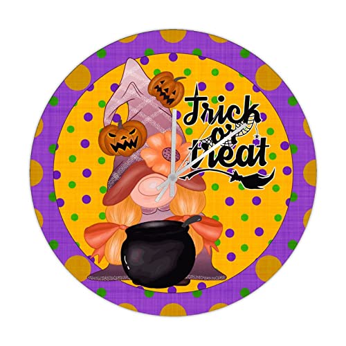 Horloge sans tic-tac Halloween pour décoration silencieuse - 2