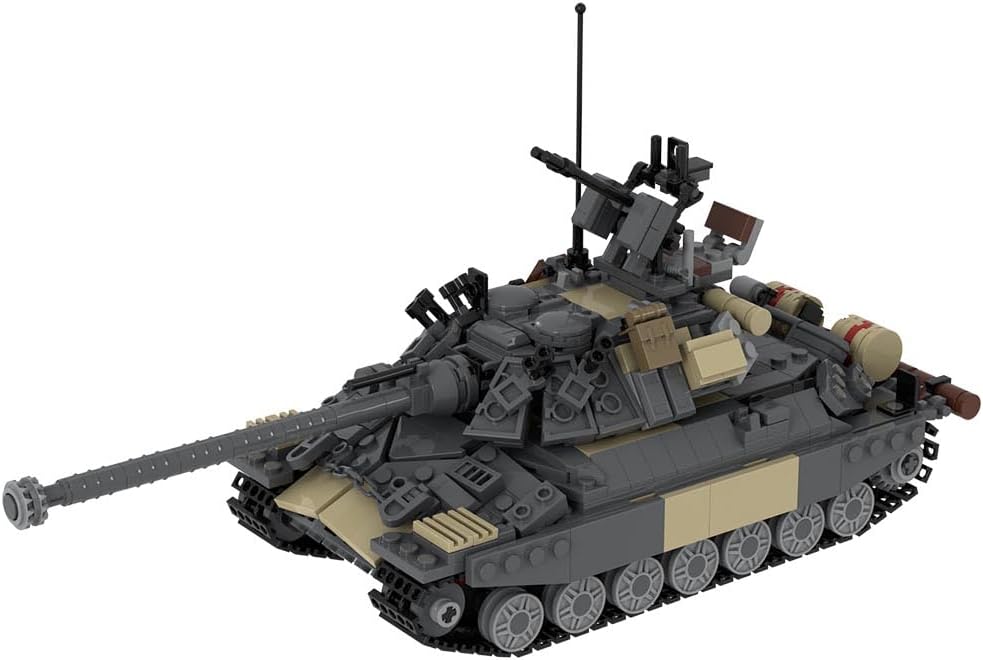 WW2 Tank Building Blocks Set is-7 Heavy Army Military Vehicles