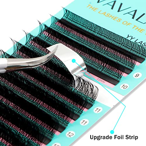 Vavalash Y Lash Extensions D Curl 0.07Mm 13Mm Tray Easy Premade Volume 2D Fans Eyelash Extension Yy Type Natural Volume Lashes Extension Soft Matte Black Lashes (Yy-0.07-D-13Mm) #TOP3