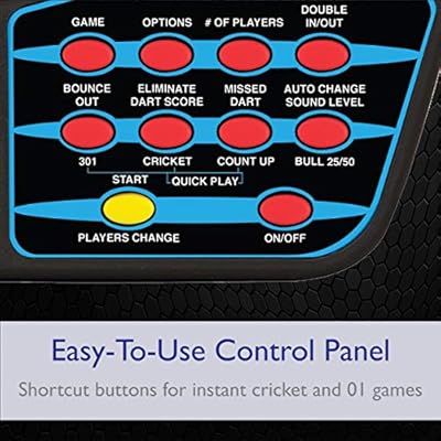 Viper 787 Electronic Dartboard, Ultra Thin Spider for Increased Scoring Area, Free Floating Segments, Locking Segment Holes for Fewer Bounceouts, Automatic Scoring