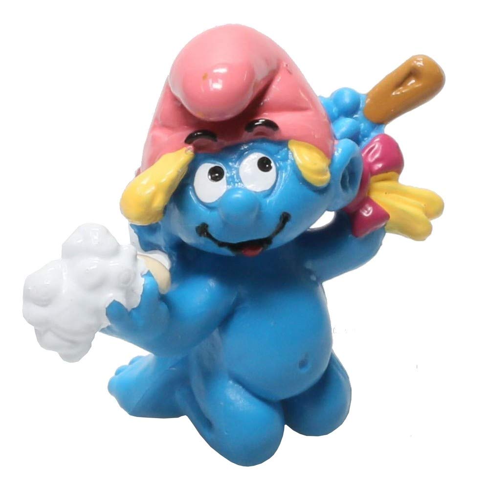 Schleich Figurine Les Schtroumpfs - Bébé Schtroumpfette dans Son Bain (20448)