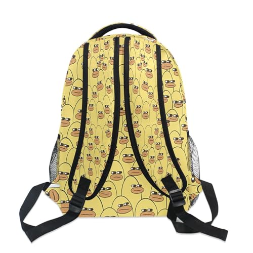 Funny Ducks Backpacks for Kids Teens School Bookbags for Elementary Middle High School Students Back Pack Laptop Daypack for Girls Boys Age 4-18 Years3