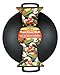 Mr. BBQ 18 Inch Cast Iron Stove and BBQ Wok with Flat Bottom - Pre-Seasoned Cast Iron Cookware Ideal for BBQ, Grill, Tailgating, Stove Tops Etc. - Perfect for any, Stir Fry, Seafood or Meat