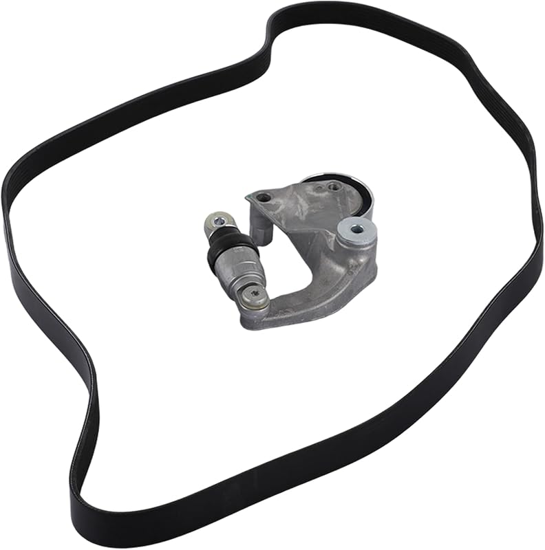 Kit de correia serpentina e tensionador UnayKolb para Honda Civic 2007–2011 1.8L com ar-condicionado