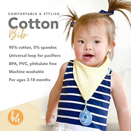 BooginHead Baby Bandana Pacifier Holder Cotton Bibs 2-Pack, Camouflage - Thumbnail 4