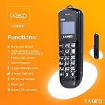 NEW 2017 ZANCO WASP PHONE WORLDS SMALLEST THINNEST MOBILE BLACK SMS BT MUSIC BT DIALER MP3 UNLOCKED CE ROHS WCDMA & GSM sold by phones 4u ltd