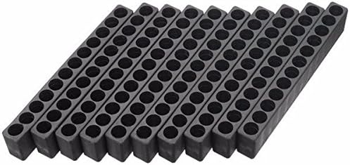 10pcs 12 Holes Screwdriver Bit Holder Drill Head Storage Case
