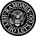 Licenses Products Ramones Black Eagle Sticker