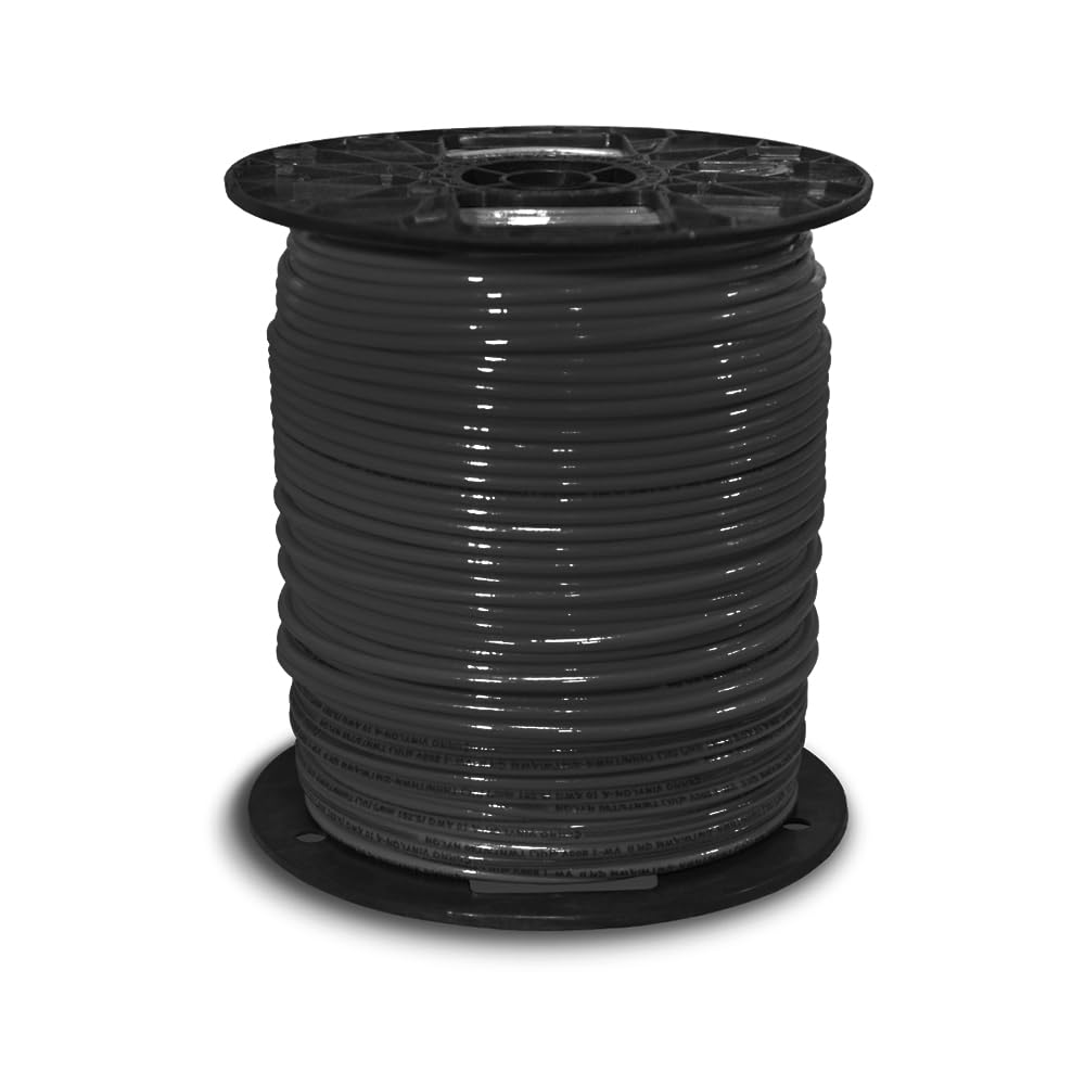 Paladin 10 AWG Gauge Insulated Stranded Copper THHN/THWN-2 Building Wire - 600 Volts Residential, Commercial, Industrial UL Listed - #10 Stranded 500' FT Spool (Green)