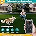 Aweec GPS Electric Dog Fence with Free App, Wireless Fence System with Training Collar, Portable Fence for Outdoor Use, Rechargeable Waterproof Flexiable Collar, Adjustable of Dogs (Orange)