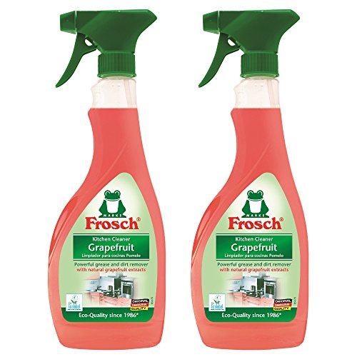 Frosch Natural Grapefruit Multi-Surface Kitchen All Purpose Cleaner Spray, 16.9 Fl Oz (Pack Of 2) #TOP4