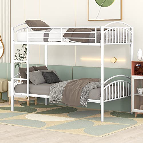 Harper & Bright Designs Twin Over Twin Bunk Bed with