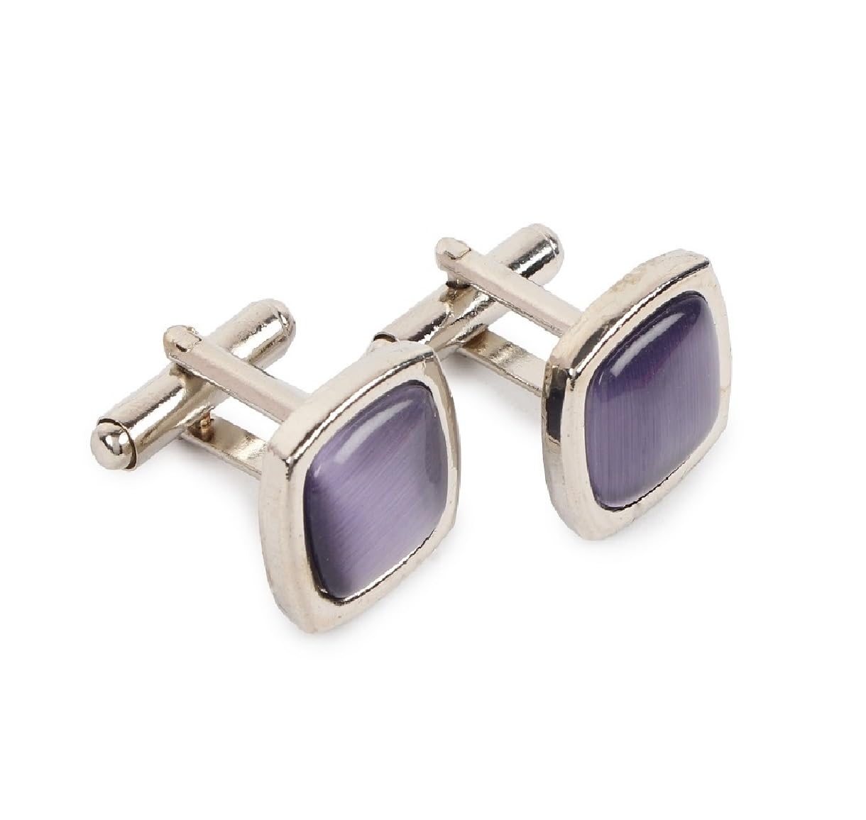 fashmade “where fashion is made” Stainless Steel Purple Cufflink for Men – Durable, Perfect for Shirts – Includes Elegant Velvet Pouch-picture-25