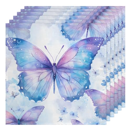 Servilletas de Tela Butterfly Pack de 6 50.5x50.5 cm miniatura 1