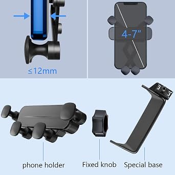 Car Phone Holder For Mazda MX-5 Miata 2016-2023,Mazda CX-3 2016-2021,Mazda 3 2014-2016 Only 7-inch screenAuto Accessories Navigation Screen Bracket Interior Decoration Mobile Cell Phone Mount