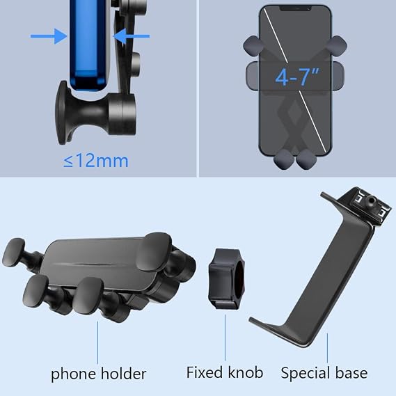 Car Phone Holder For Mazda MX-5 Miata 2016-2023,Mazda CX-3 2016-2021,Mazda 3 2014-2016 Only 7-inch screenAuto Accessories Navigation Screen Bracket Interior Decoration Mobile Cell Phone Mount