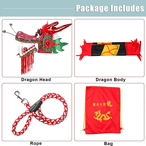Schudden Poi Dragon Dance Lint Fitness Dragon Dance Lint Streamer voor Outdoor Lente Uitje Achtertuin Spelen Glasvezel… - Image 6