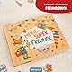 Papierdrachen Hochwertiges Freundebuch für Kinder - Superhelden Tiere - für 27 Freunde - buntes kindgerechtes Design - tolle Geschenkidee für den Schulstart - Set 7