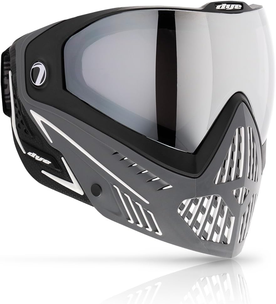 Dye i5 lunettes de paintball masque thermal anti buee gris blanc gsr