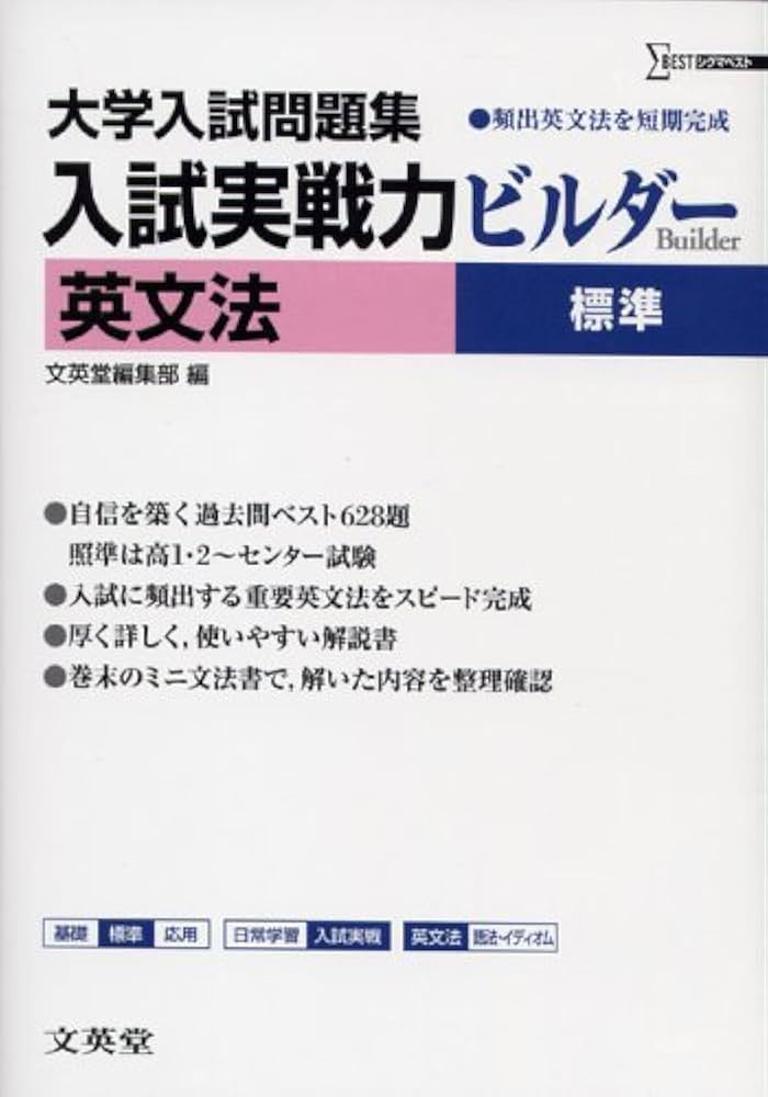 入試実戦力ビルダー英文法標準: 大学入試問題集 頻出英文法を