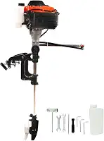 K Nakasaki Motor de Popa de Barco 30 kg, 63 CC, 3 HP, 2 Tempos Potente